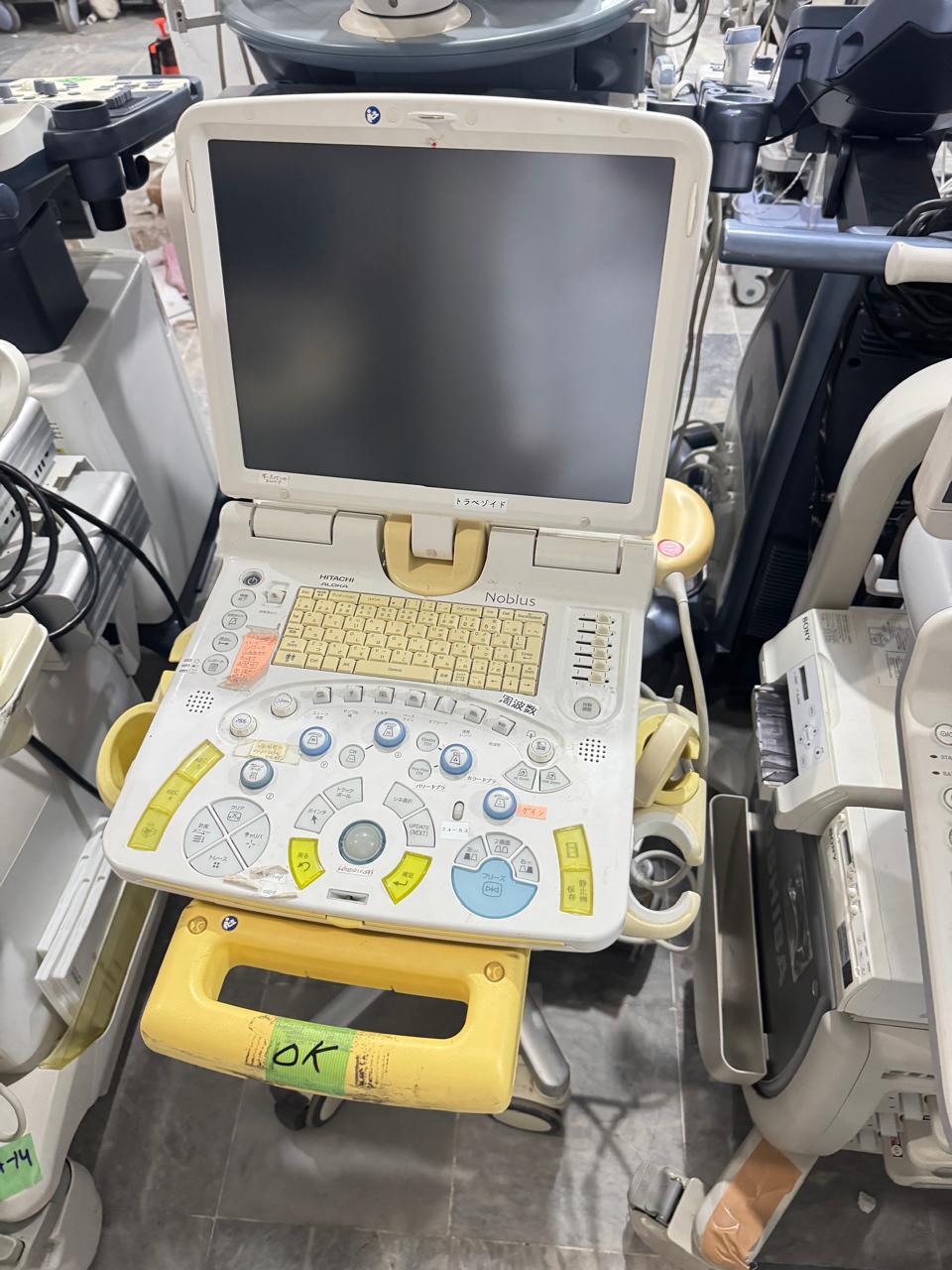 Hitachi Nobles probe convex colour Doppler